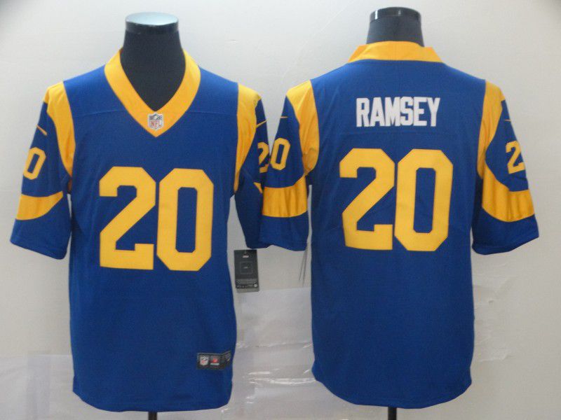 Men Los Angeles Rams #20 Ramsey Blue Nike Vapor Untouchable Limited Player NFL Jerseys->los angeles rams->NFL Jersey